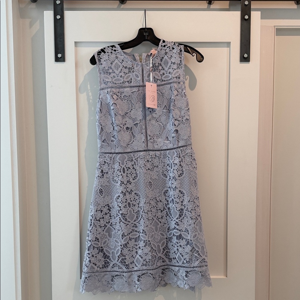 Ted Baker Lavender Lace Sleeveless Dress for Girls